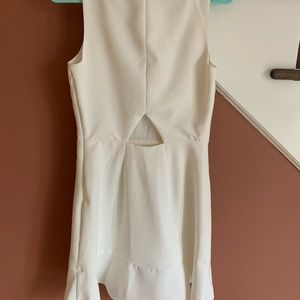 White Rebecca Minkoff Dress, Cutout In Back